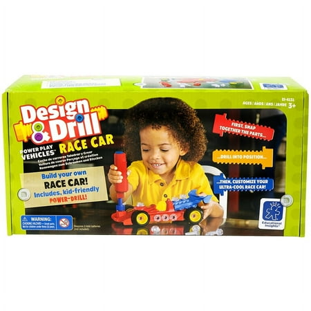 UPC: 0086002041319 | EI-4131 – Design & Drill Power Play Vehicles Race Car by Educational Insights