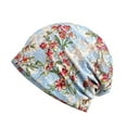 thumbnail image 2 of Ludlz Floral Lace Beanie Hat, Soft Chemo Cap Stretch Slouchy Turban Headwear,Bohemian Fashion Hair Wrap Sleep Cap, 2 of 4