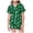 p-145Green538, variant on CAIVO Kids Christmas Pajama Sets Homewear Boys Girls Lapel Short Sleeve Button Down Shirt With Shorts 2 Piece Children Nightwear