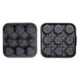 thumbnail image 1 of Romantic Rose Heart Diamond Silicone Ice Tray - Sturdy, Easy Fill & Clean! Black, 1 of 8