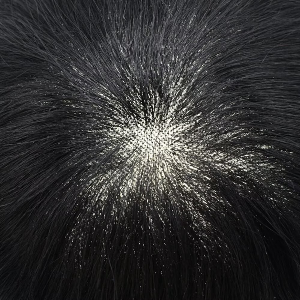 LYRICAL HAIR Toupee for Men Fine Mono Center Mens Hair System Indian Human Hair Replacement Systems French Lace Front Hairpiece for Man Wig Black Brown Blonde Gray Hair Units