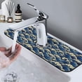 thumbnail image 7 of Sikiie Japanese Water Wave Splash Guard for Sink Faucet-1 PC Super Absorbent Fast Drying Mat Sink Gadgets-Splash Guard for Kitchen, Sink Mat, 7 of 7