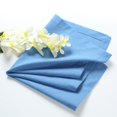 thumbnail image 2 of Juego de 12 servilletas de algodón para cena, 18 x 18, color azul claro, servilletas de tela lavables a máquina, ideales para bodas, Acción de Gracias, Navidad y cenas diarias, 2 of 2
