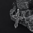 thumbnail image 3 of SISGEM Cross Necklace for Men 925 Sterling Silver Cross Pendant with 22+2 Inch Chain Jewelry Gifts for for Men, 3 of 6