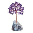 thumbnail image 1 of Rose Quartz Lucky Tree Good Meaning Handmade Home Decor with Base Faux Crystal Copper Wire Lucky Money Tree, 1 of 8