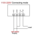 thumbnail image 3 of VONKY W3230 Temperature Controller Meter Regulator High Accuracy Sensor Tools LED Digital Thermostat Cooling Instrument AC110V-220V, 3 of 6
