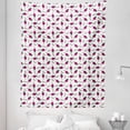 thumbnail image 1 of Vegetables Tapestry, Simple Pattern of Cartoonish Drawn Garlic and Beet, Fabric Wall Hanging Decor for Bedroom Living Room Dorm, 5 Sizes, White Dark Magenta, by Ambesonne, 1 of 1