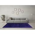 thumbnail image 3 of Ahgly Company Indoor Rectangle Abstract Purple Modern Area Rugs, 2' x 3', 3 of 4