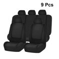 thumbnail image 4 of Universal Car Seat Cover Black Cloth and Sponge Modern Simple Design for Car Seat Use Fits Most Vehicles 9 Pieces, 4 of 8