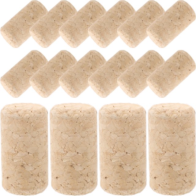 Tapones de corcho para vino para manualidades, 25 unidades, tapón de pared en blanco, tapón de conservación