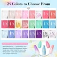 thumbnail image 4 of Kit de uñas AZUREBEAUTY Dip Powder con taladro eléctrico para uñas, 24 colores, 4 of 9