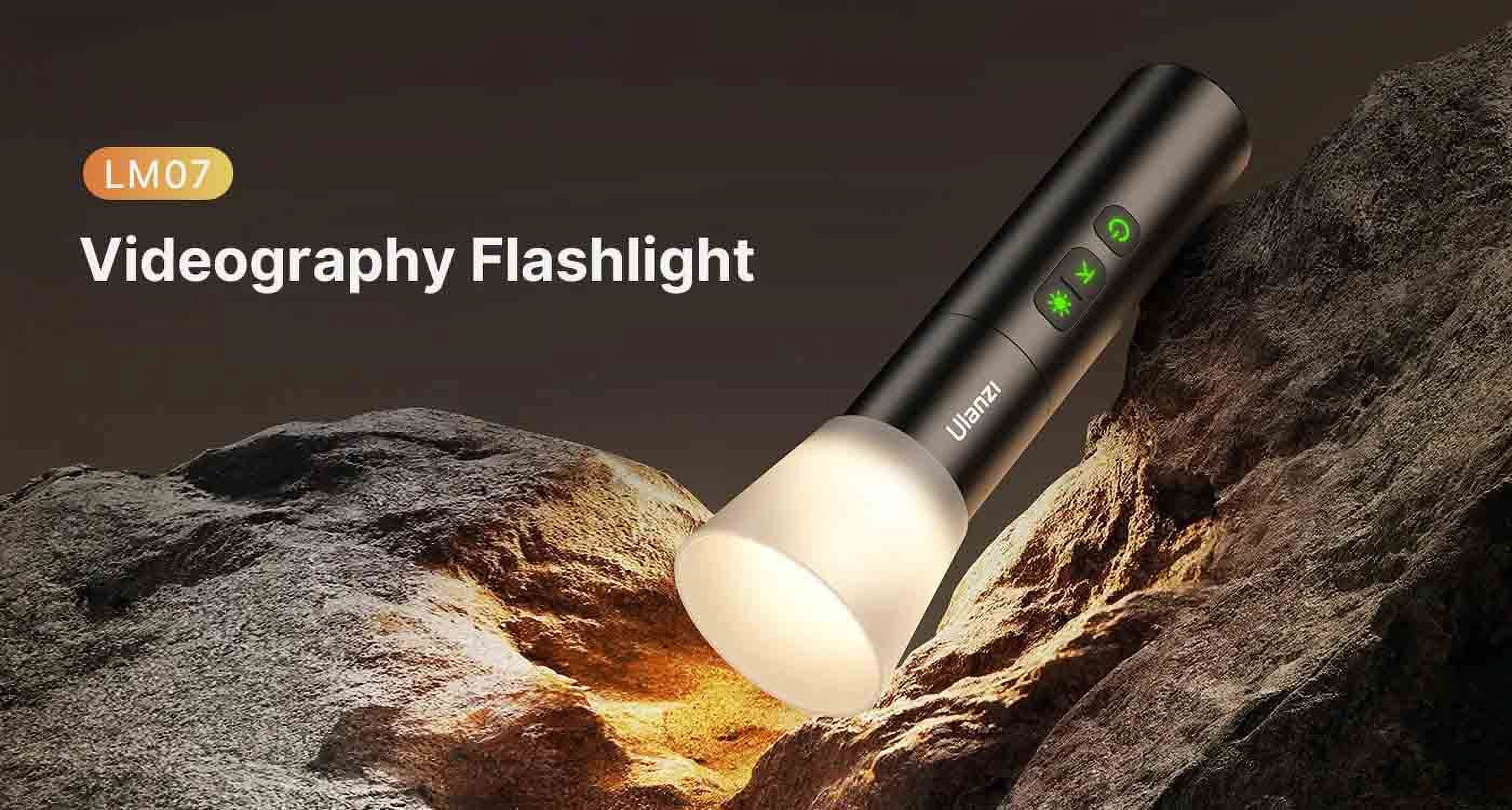 Rechargeable LED Photography Flashlight Videography Fill Light Camera Light Lamp 2000mAh