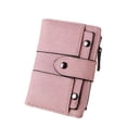 thumbnail image 1 of Small Womens Wallet Leather Purse with Zipper Coin Pocket ID Window, Fashion Travel Purse Clips, 1 of 5