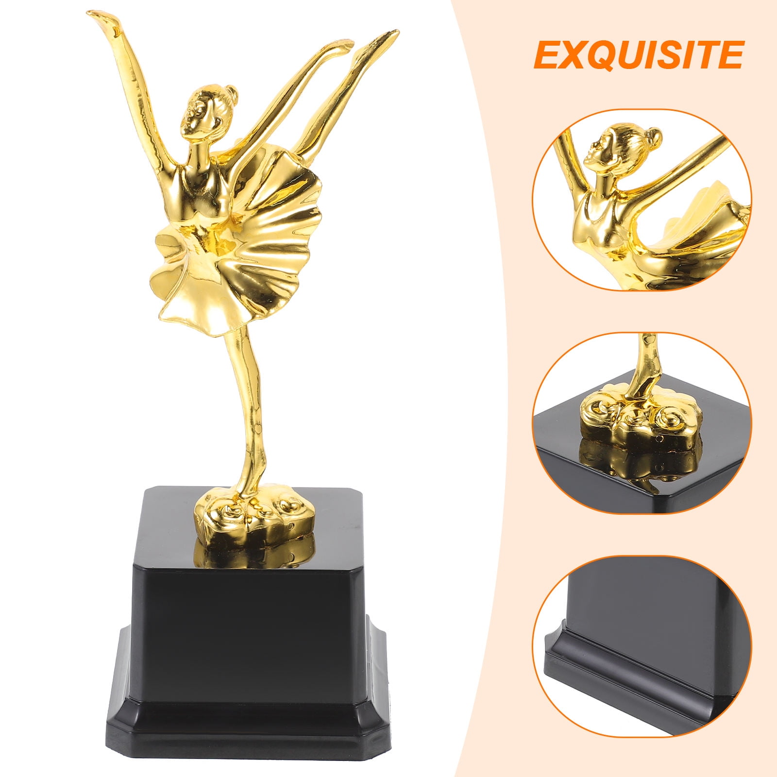 ADDHAT Plastic ce Competition Trophy - cate Design for Teens 4Pcs