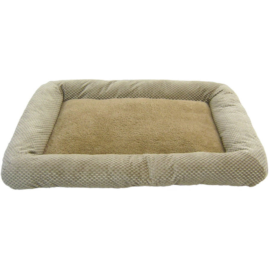 American Kennel Club Bolster Crate Pads, 36", Burgundy