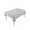 Gray, variant on Blue Dandelion Rectangle Tablecloth, Spring Modern Minimalist Country Flower Waterproof & StainResistant Tablecloth, Washable Oil-proof Table Cover for Dining/Party/Wedding/Camping/Buffet 60x102 In
