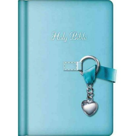 The Holy Bible: New King James Version, Blue Leathersoft, Simply Charming
