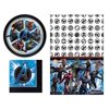 Avengers Endgame Paper Party Supply Bundle for 16, Plates, Napkins, Tablecover