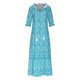 thumbnail image 4 of Vestido Corto de Verano de Moda con Cuello en V Vestido de Manga Corta Impreso, Vestido Casual Floral para Primavera Y Verano Diario, Fiesta Y Fecha, 4 of 8