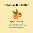 thumbnail image 3 of GreenHealth Apricot Kernel Carrier Oil, 32 fl oz Plastic Jug with Cap, 3 of 5