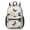 Beige Leaf Butterfly Pattern, variant on Purple Butterfly Pattern 17" Waterproof Oxford School Backpacks for Teens, S-Shape Padded Straps, for School, Travel, Hiking, Camping