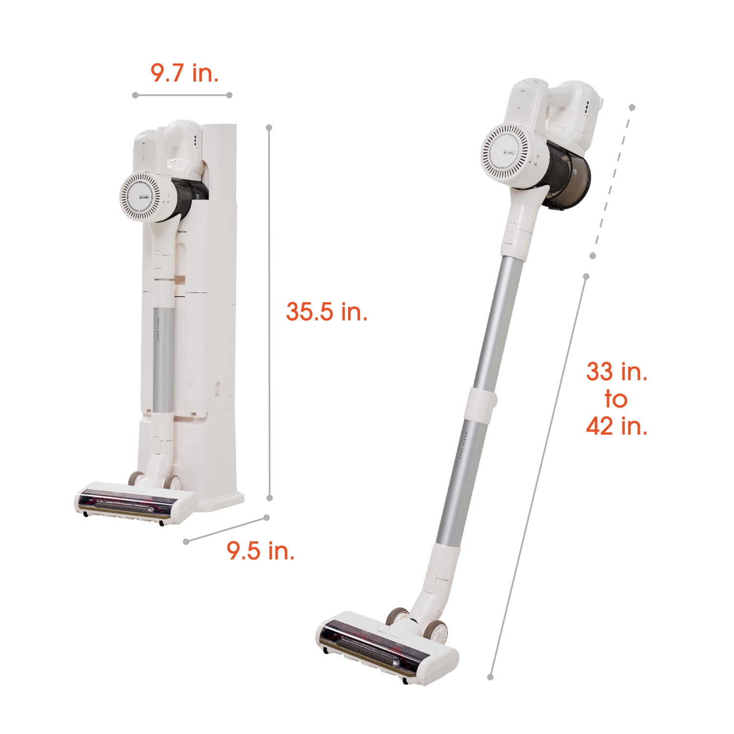 Magic Chef Cordless Vacuum Cleaner and Charging Tower with HEPA Filter