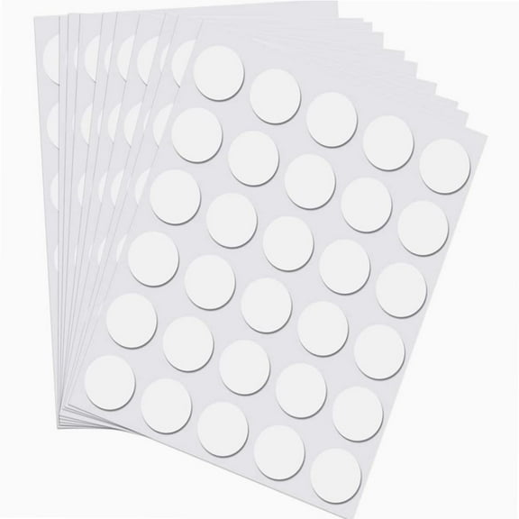 300 Pieces Transparent Double-Sided Adhesive Dots Double-Sided Tape Stickers Round Acrylic No Traces Adhesive Sticker for Craft Adhesive Waxing DIY Art Office Supply (20mm/0.79 Inch)