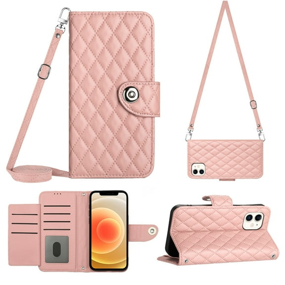 Charm Style for iPhone 11 Case RFID Blocking Wallet Card Holder Leather PU Flip Cover Folio Lanyard Crossbody Strap Women Girl Magnetic Clasp Kickstand For iPhone 11 , Green