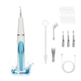 thumbnail image 1 of Electric Calculus Remover Tartar Remover USB Charging Cleaning Kit with Oral Blue, 1 of 7