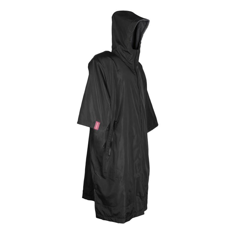 2Pcs Windbreaker Changing Robe Jacket Swimming Windproof Swimming Anorak Hooded 
