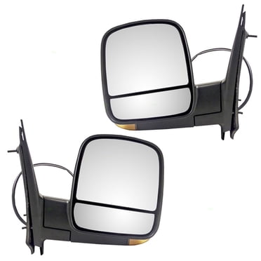 PTM Ready Mirrors Brock Power Folding Side View Mirrors Pair - Heated