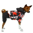 thumbnail image 3 of BadPiggies Waterproof Warm Dog Jacket Pet Vest Coat Camouflage Windproof Padded Winter Clothes for Small Medium Large Dogs (L, Red), 3 of 9