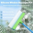 thumbnail image 2 of 12in Window Cleaning Kit,3 in 1 Recyclable Silicone Window Cleaning Scraper for Shower Glass Mirror Door Car, 2 of 6