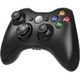 thumbnail image 1 of Wireless Controller for Xbox 360, Xbox 360 Joystick Wireless Game Controller for Xbox & Slim 360 PC, Black, 1 of 5
