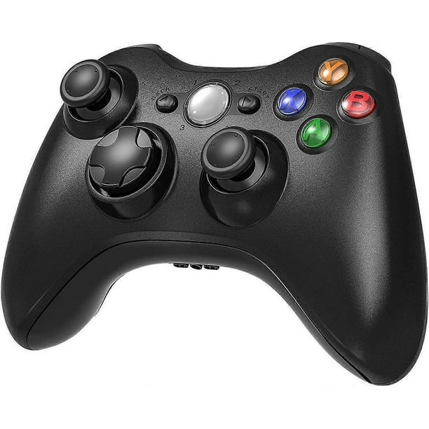 Wireless Controller for Xbox 360, Xbox 360 Joystick Wireless Game Controller for Xbox & Slim 360 PC, Black