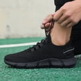 thumbnail image 3 of Men's Breathable Running Shoes Lightweight Athletic Sneakers with Cushioned Non Slip Sole for Walking Jogging Gym Training Trail Running and Daily Wear, 3 of 9