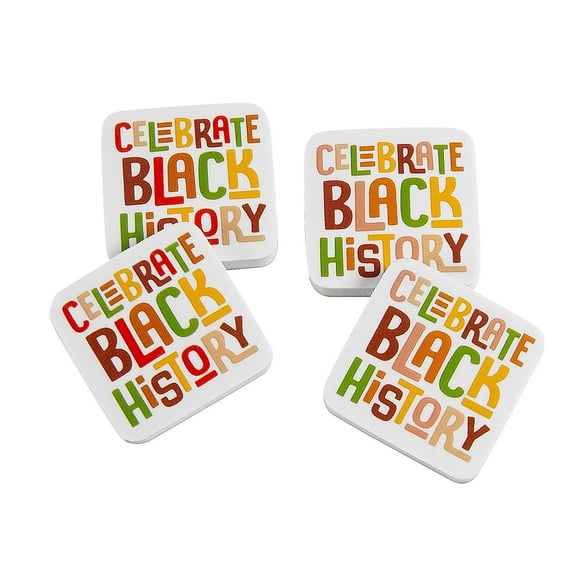 Celebrate Black History Erasers - 24 Pc