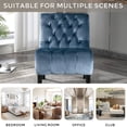thumbnail image 3 of Soft-touch Velvet & Comfortable Seating - Transform Your Living Room with a Stylish Accent Chair, 3 of 5