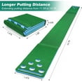 thumbnail image 5 of Luricaa Golf Putting Mat, Extendable Practice Golf Pong-Game Set with 4 connectable Putting Pads,Includes 8pcs Golf Balls and Portable Bag for Indoor Outdoor Party Game Use, 5 of 7