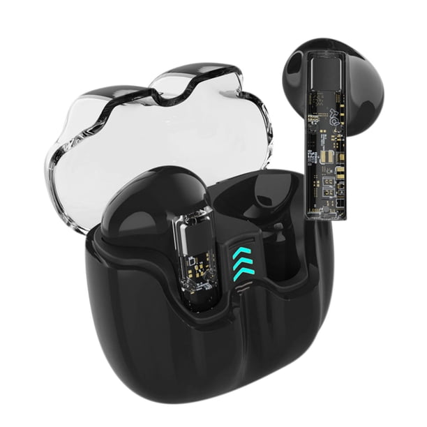 Pisexur Electronics para hombres Auriculares Bluetooth transparentes semi-intraaurales Mini auriculares inalámbricos Bluetooth Electrónica para niños, Organizador de electrónica