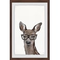 thumbnail image 2 of Brown Hippie Deer Framed Painting Art Print, 24.00" x 1.50", 2 of 6