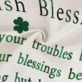 thumbnail image 5 of Happy St. Patrick''s Day Quote Irish Blessing Pillow Covers 12x20 Inch Green Clover Throw Pillow Case Cushion Cover Decoration for Sofa Couch, 5 of 6