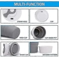 thumbnail image 3 of Travel Mugs - Silicone Mug, Reusable Portable Mug With Mugs, Folding Mug, 3 of 4