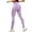 3# Light Purple, variant on No Front Seam Yoga Leggings for Women - 22" / 23" High Waist Buttery Soft Lounge Yoga Pants Black S