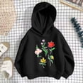 thumbnail image 4 of Girls Fashion Hoodie Sweatshirt Long Sleeve Loose Fit Casual Top For Kids, 4 of 4
