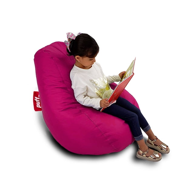 Sillón Puff Mx Pera Kids Nylon Fucsia