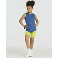 thumbnail image 6 of 5 Pack: Girls' Dry-Fit Active Athletic Dolphin Shorts (Ages 4-16), 6 of 6