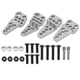 thumbnail image 1 of Soporte amortiguador de aleación de aluminio para coche teledirigido, soporte ajustable para Axial SCX10 II 90046 90047 RC, piezas de mejora, Color titanio, 4 Uds., 1 of 8