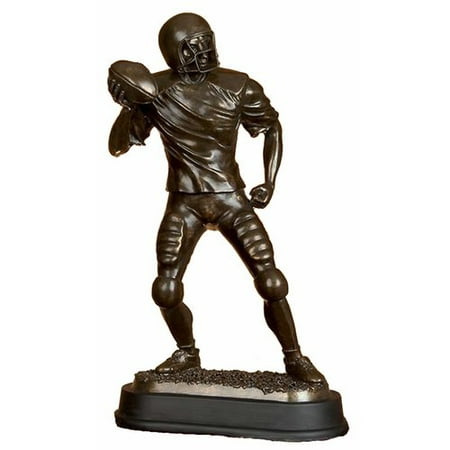 EC World Imports 17'' Pro Football Player Quaterback Poly resin (Best Sculptures In The World)