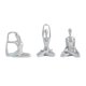 thumbnail image 1 of 3 piezas de estatuas de yoga para mujeres, figuras de yoga, esculturas creativas modernas de yoga para Plata, 1 of 9
